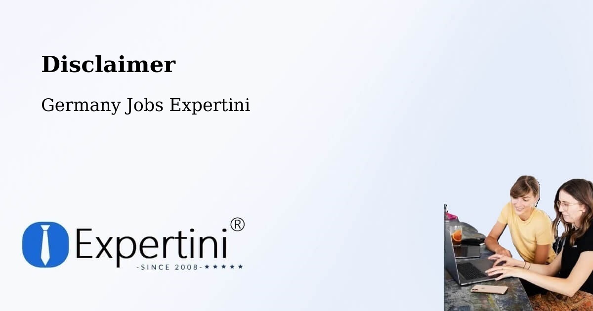 Disclaimer – Egeln - Germany Jobs Expertini