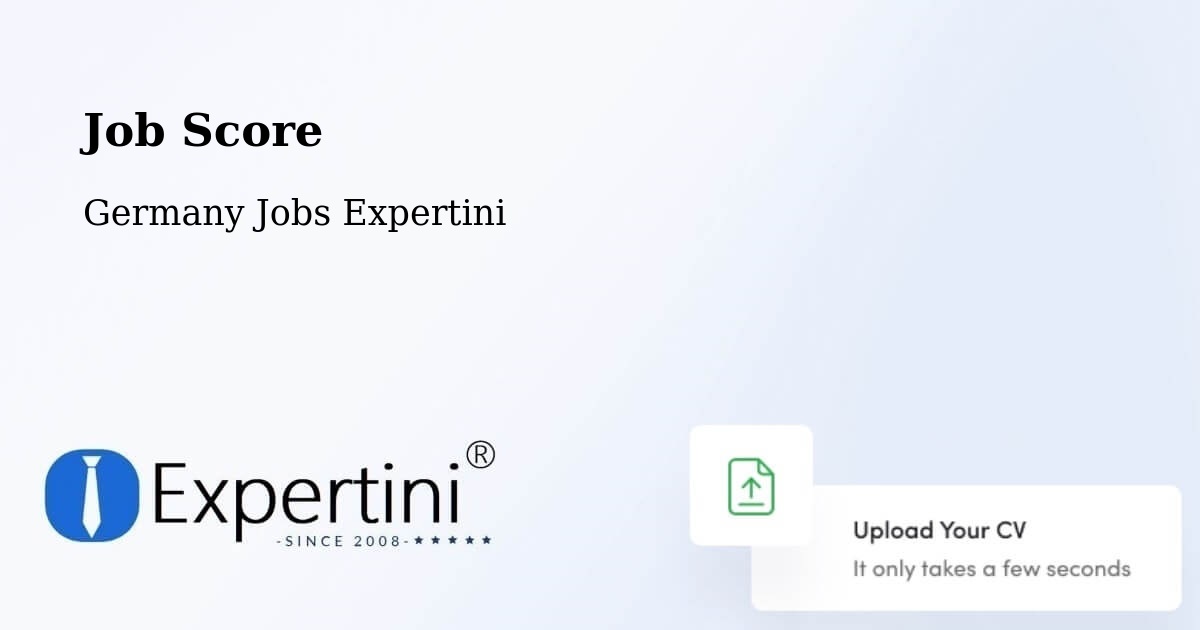 Job Score & Job Description Score Tool – Egeln - Germany Jobs Expertini